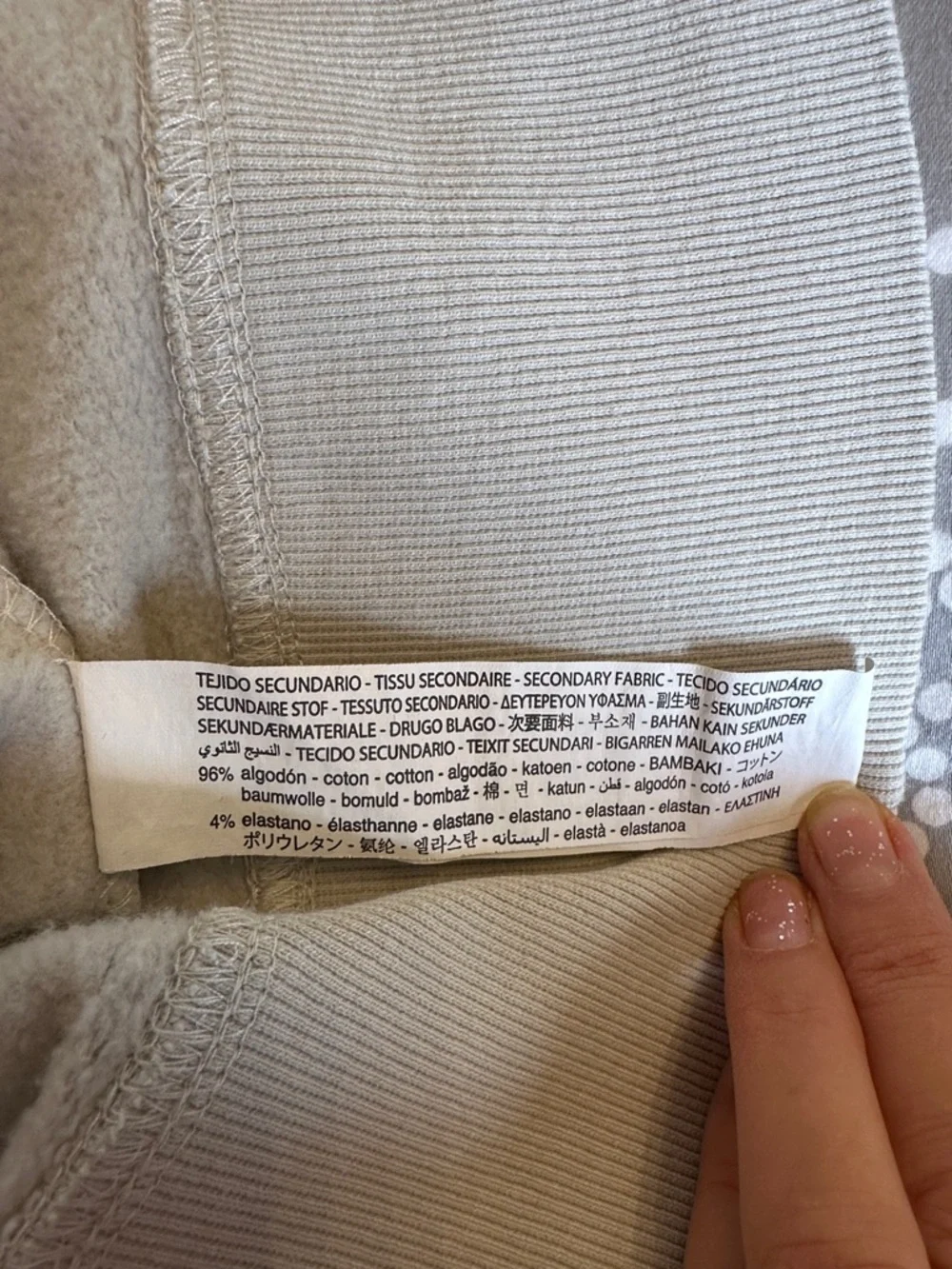 Zara Light Gray Turtleneck Sweatshirt - Picture 4 of 6